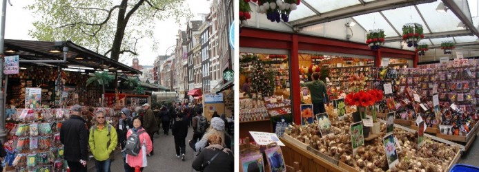 Mercado de Flores em Amsterdam