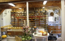 Fábrica de queijo holandês