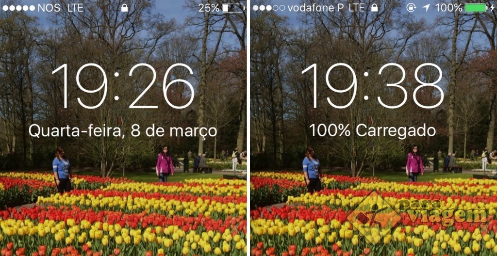 Em Lisboa, a T-Mobile usa o serviço das operadoras NOS e Vodafone