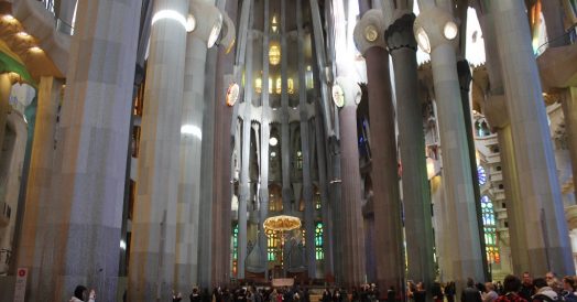 Interior da Sagrada Família