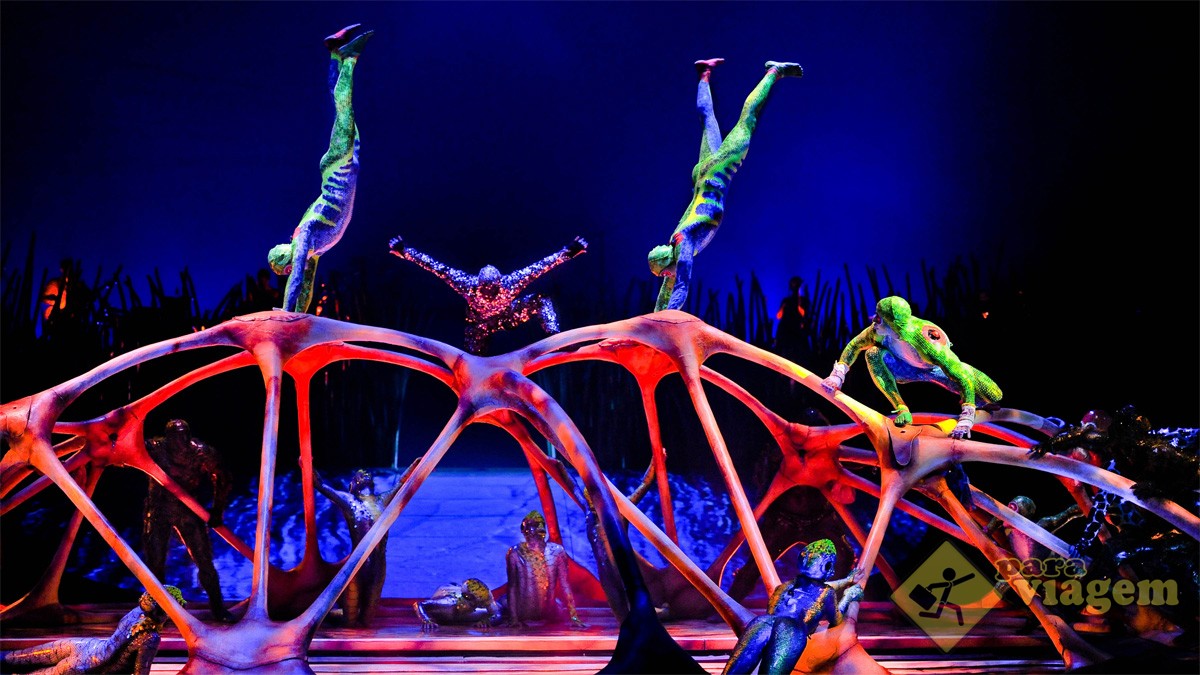 Espetáculo do Cirque du Soleil em Las Vegas