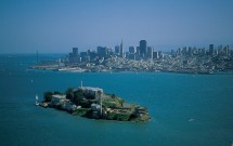 Ilha de Alcatraz na Baia da San Francisco