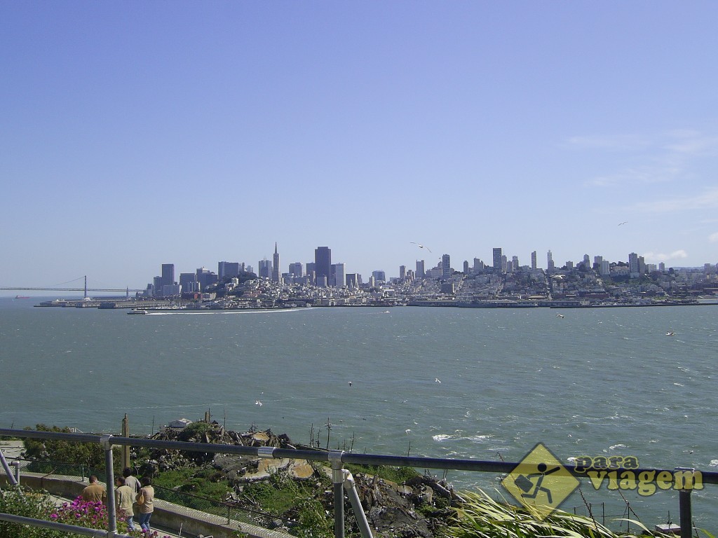 Vista da Ilha de Alcatraz