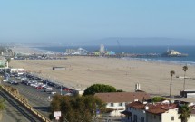 Vista do Pier Santa Monica