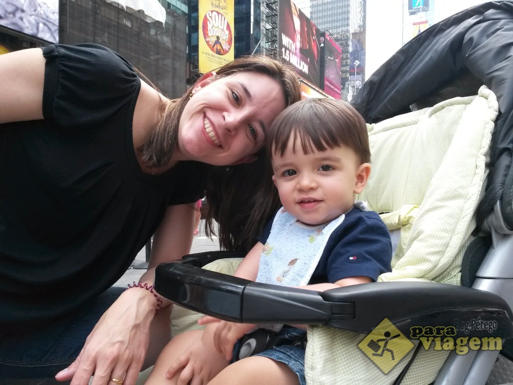 Times Square com Bebê de Colo