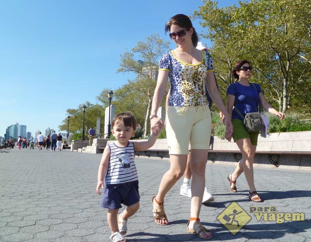 Criança Passeando pelo Battery Park