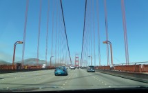 Dirigindo pela Golden Gate Bridge