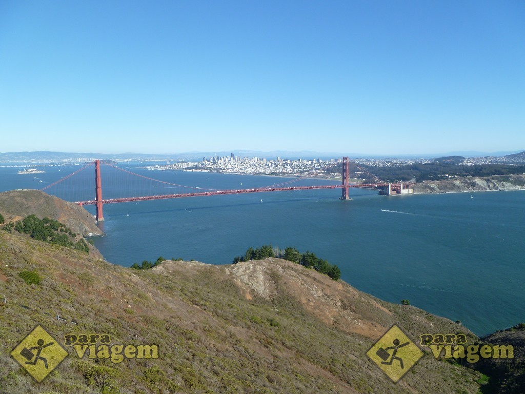 Hawk Hill: Vista de San Francisco