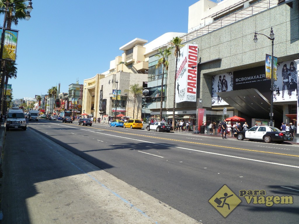 Hollywood Blvd em Los Angeles