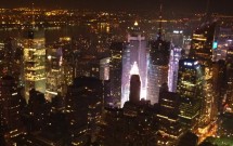 Luzes da Times Square: vista do Empire State