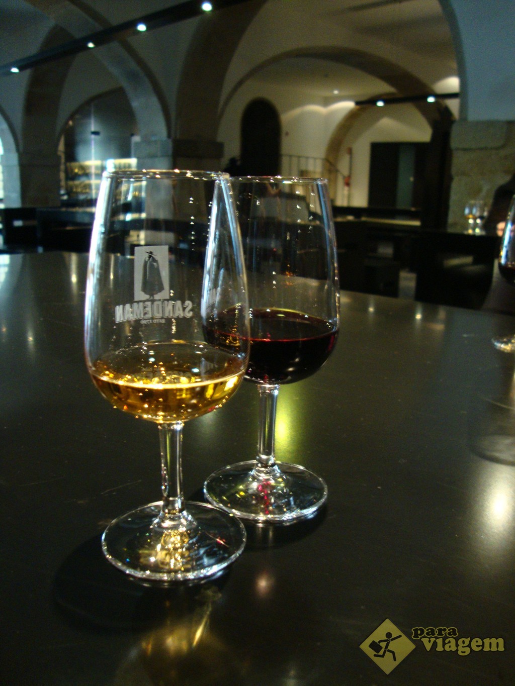 Degustação de vinho do Porto