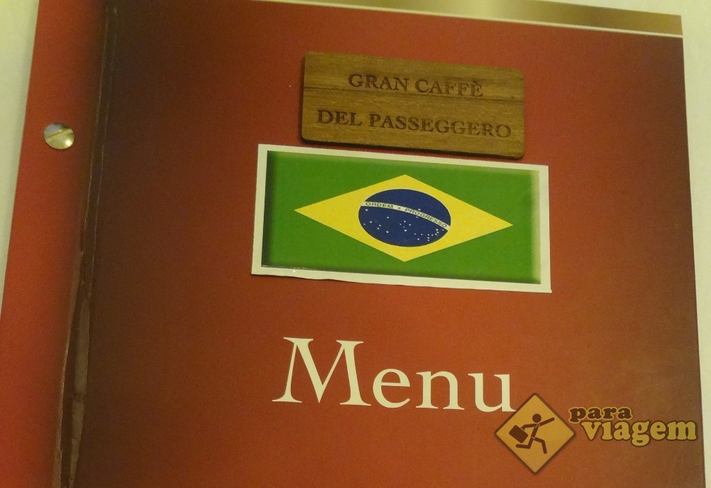 Menu em português