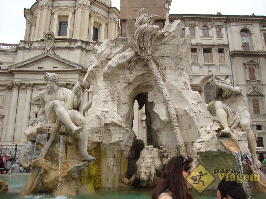 Fontana dei 4 Fiumi - Piazza Navona