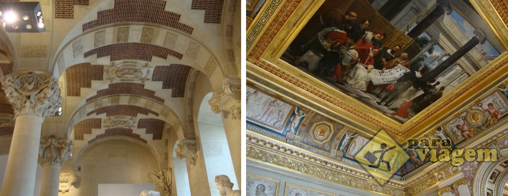 As belas salas do Louvre