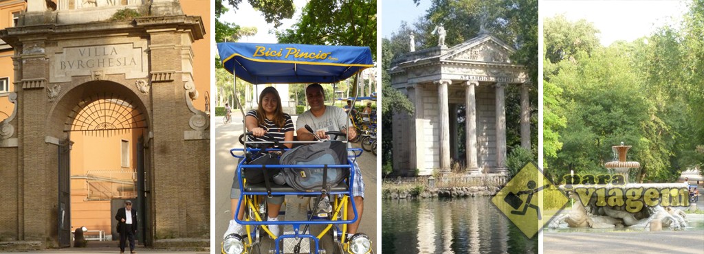 Villa Borghese & o passeio de quadriciclo