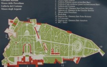 Mapa do Jardim de Bóboli (observe a entrada pela Porta Romana - nº 10)