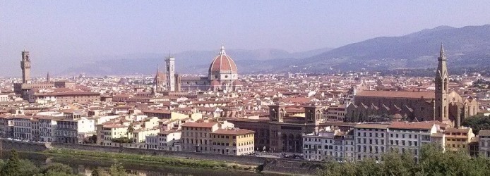 Vista da cidade de Florença da Piazzale Michelangelo