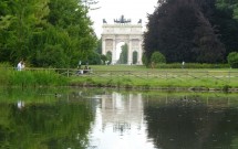 Parque Sempione e o Arco della Pace