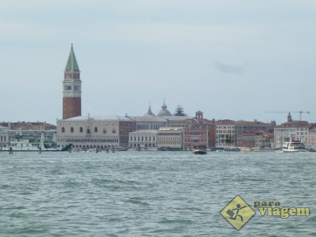 Laguna de Veneza vista do Lido