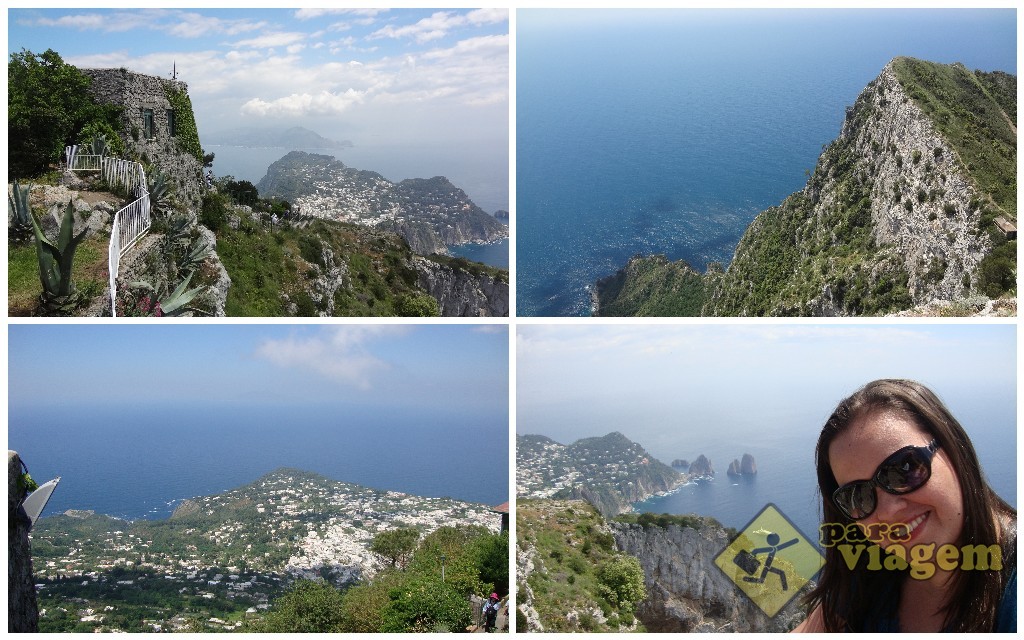 Vista de Capri e Anacapri do Monte Solaro