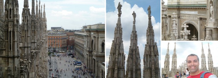 Telhado do Duomo de Milão