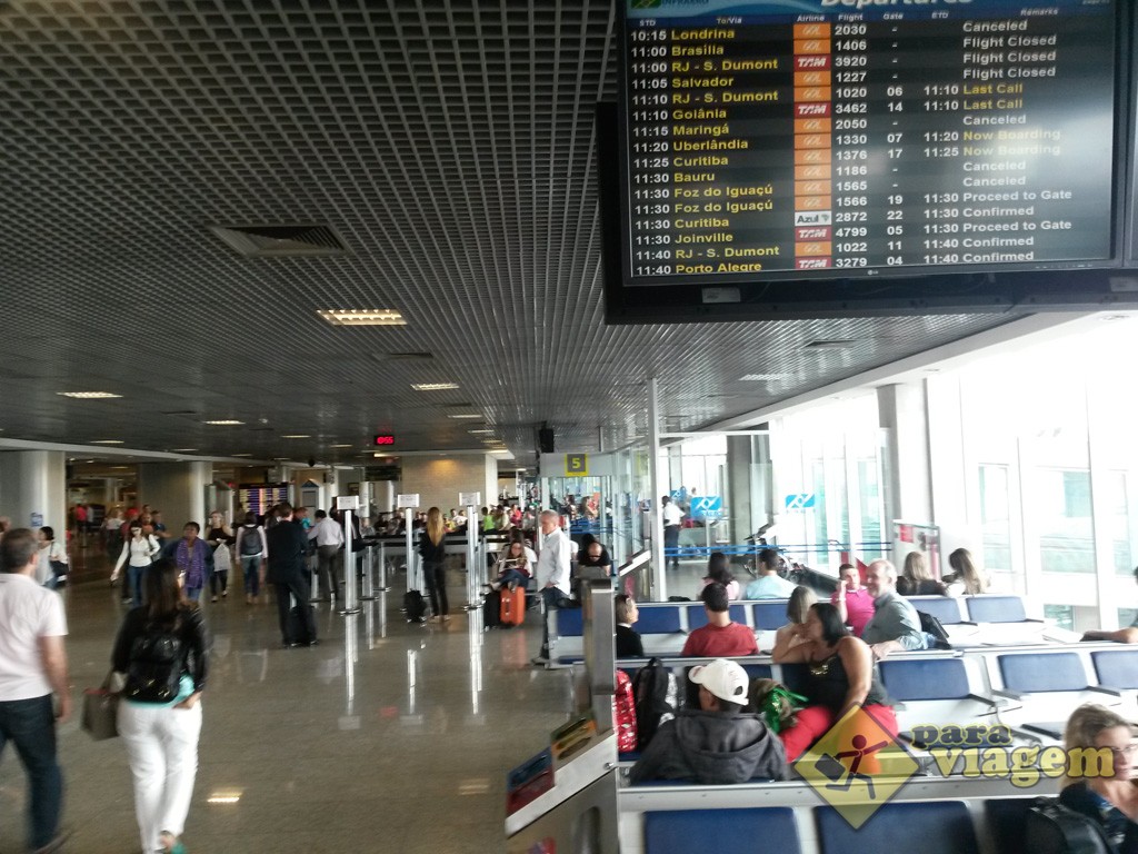 Aeroporto de Congonhas em São Paulo