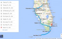 Florida Road Trip - Route