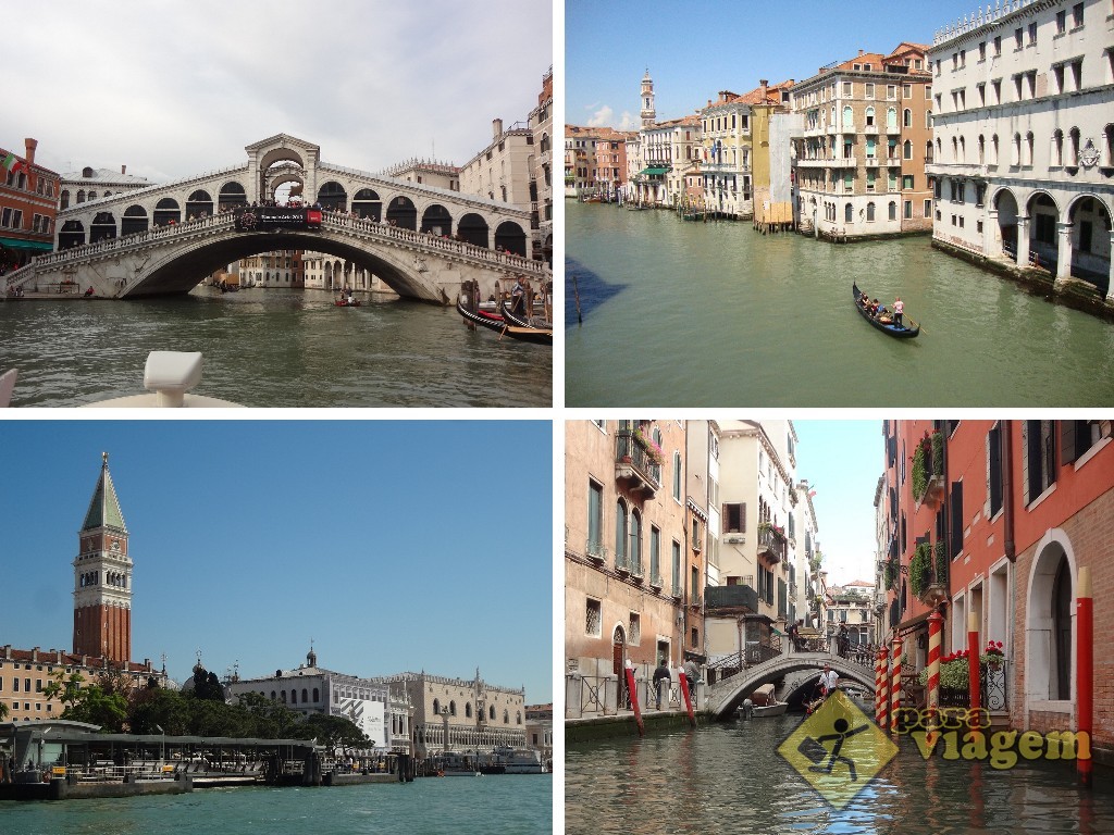 Veneza: Ponte Rialto, Gôndola, Canais e a Piazza San Marco