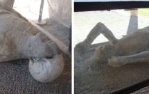 Corpos de 2 vítimas de Pompeia