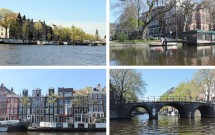 Algumas imagens do passeio de barco por Amsterdam