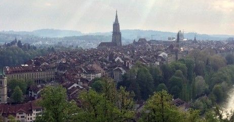 Vista de Berna à partir do Rosengarten