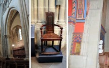 Interior gótico --- Cadeira de Calvino --- Capela Macchabées