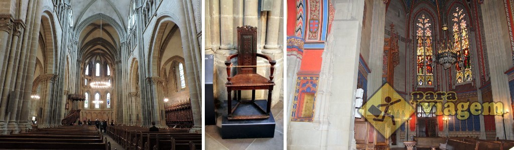 Interior gótico --- Cadeira de Calvino --- Capela Macchabées