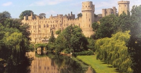 Castelo de Warwick e o Rio Avon