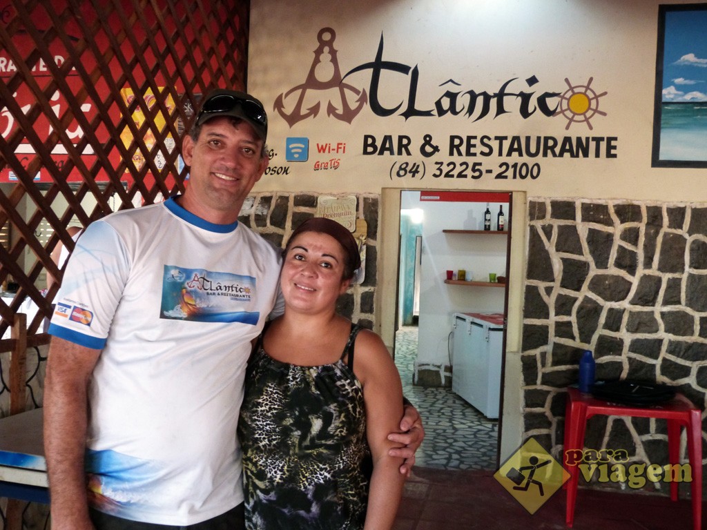 Robson e Simone do Atlântico Bar e Restaurante