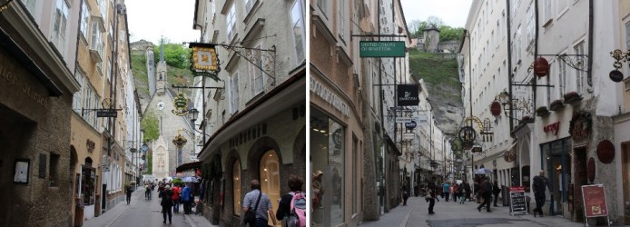 Getreidegasse: uma das ruas mais famosas de Salzburgo