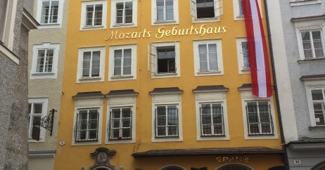 A casa onde Mozart nasceu