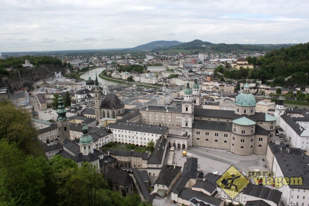 Vista aérea de Salzburgo