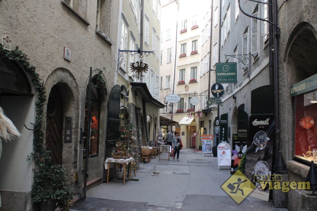 Rua da Cidade Velha de Salzburgo