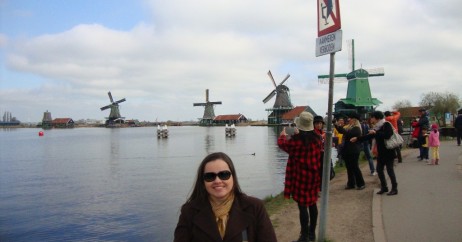 Os moinhos em Zaanse Schans