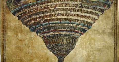 "Mapa do Inferno" de Botticelli