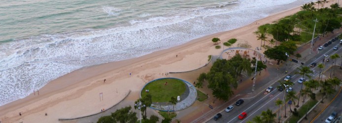 Vista da Praia de Boa Viagem em Recife