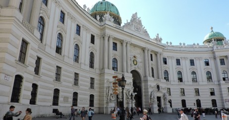 Entrada principal do Hofburg de Viena