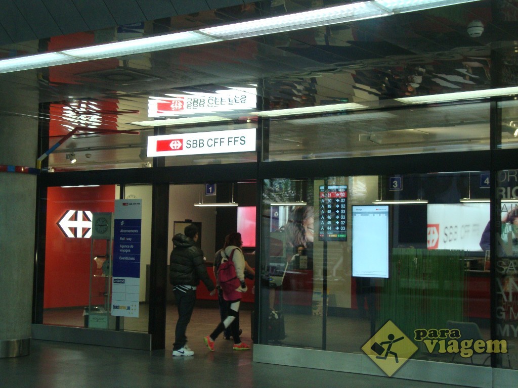 Loja da SBB na estação de Genebra