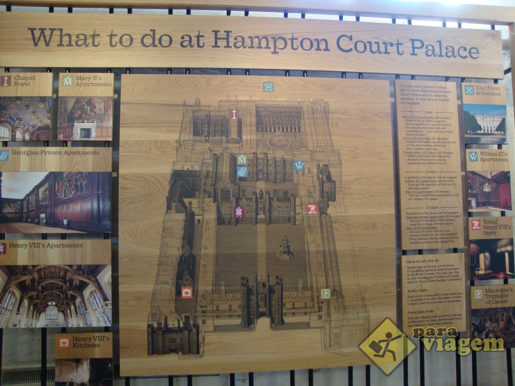 Mapa de Hampton Court Palace