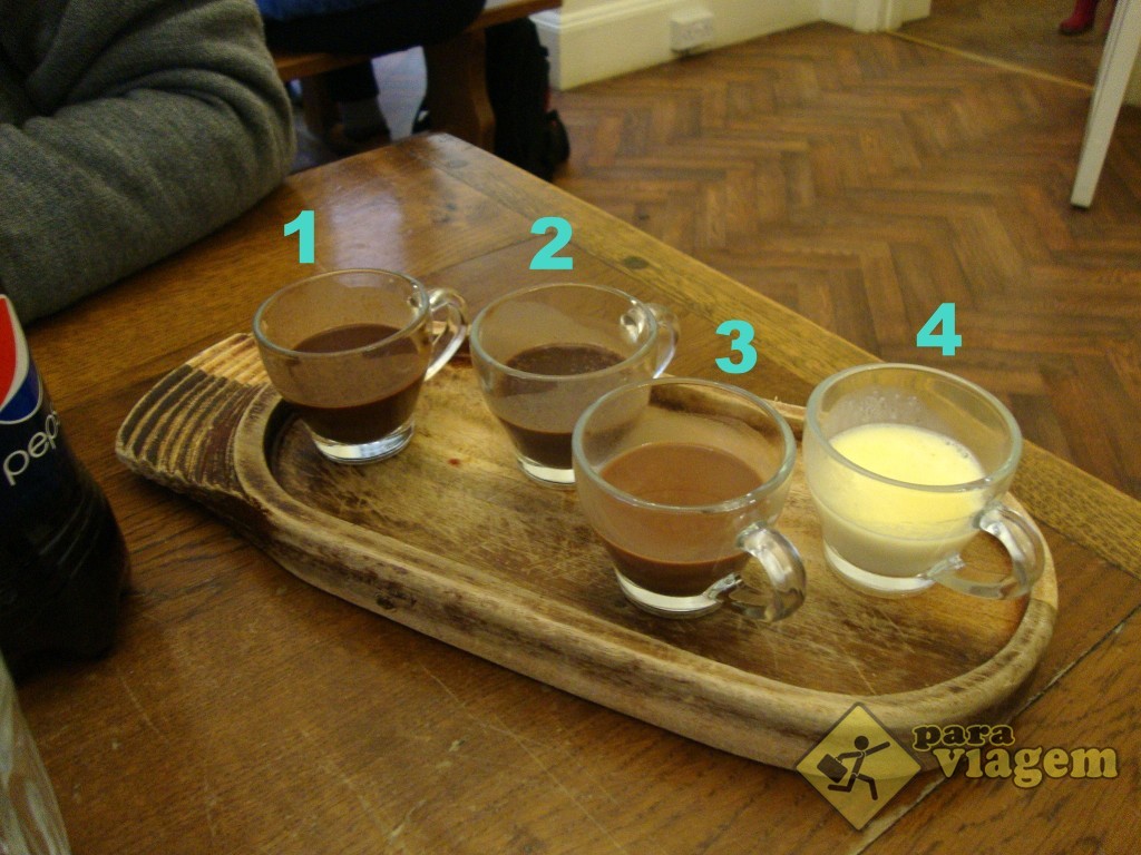 Chocolates produzidos em Hampton Court