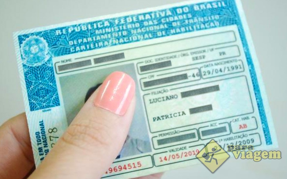 Carteira de Habilitação Brasileira - Para Viagem