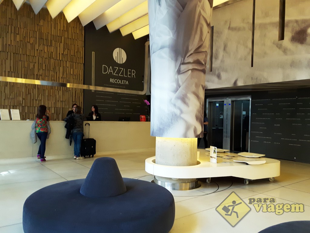 Recepção do Dazzler Hotel Recoleta