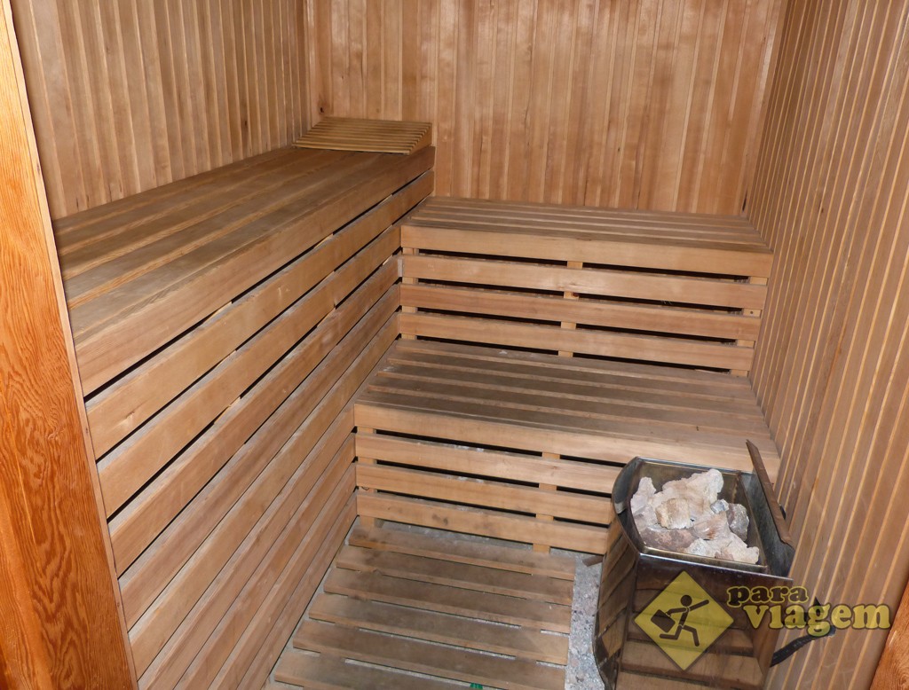 Sauna do Dazzler Hotel Recoleta