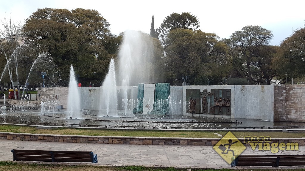 Plaza da Independência em Mendoza